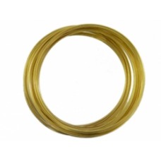 Spiraal draad 55 mm ,goudkleur 50 cirkels,0,6 mm